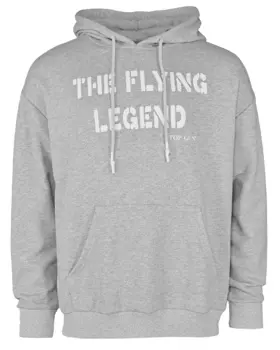 Толстовка TOP GUN Hoodie TG22003, серый меланж