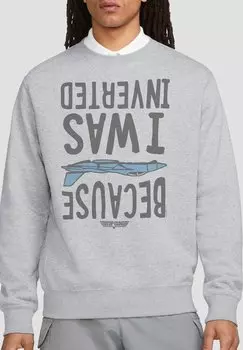 Толстовка TOP GUN THE GREAT MOVE Cotton Soul, светло-серый