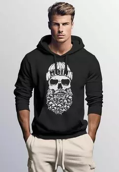 Толстовка Totenkopf Nordisch Moin Hamburg Dialekt Skull Anker Fashion Streetstyle Neverless, цвет schwarz