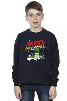 Толстовка Toy Story Rex Christmas Burst Disney, темно-синий