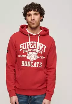 Толстовка TRACK FIELD ATHLETIC GRAPHIC Superdry, красный