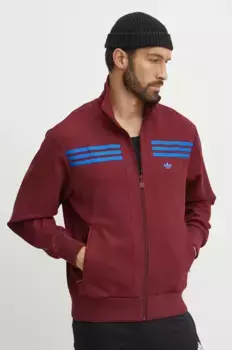 Толстовка Track Top 70s adidas Originals, гранатовый