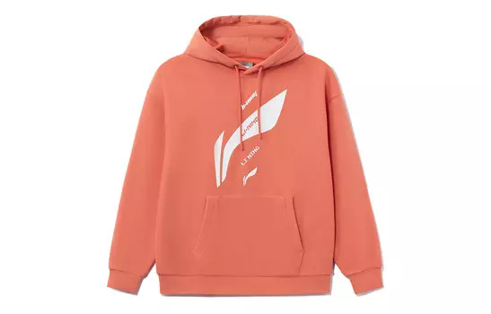 Толстовка Training Series унисекс кирпично-красного цвета Lining, красный