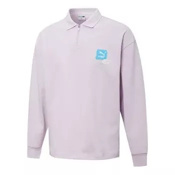 Толстовка trend graphic logo sweatshirt 'purple' Puma, фиолетовый