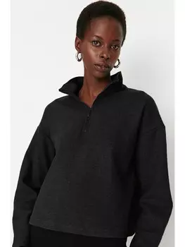 Толстовка trendyol, антрацит