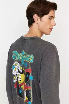 Толстовка TRENDYOL MAN, антрацит