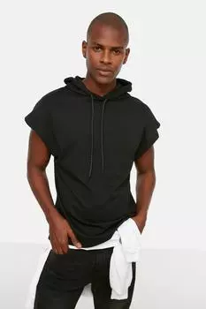 Толстовка TRENDYOL MAN, черный