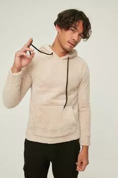 Толстовка TRENDYOL MAN, коричневый
