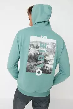 Толстовка TRENDYOL MAN, мятный