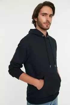 Толстовка TRENDYOL MAN, темно-синий