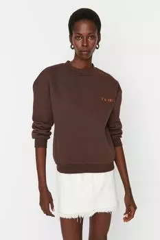 Толстовка TRENDYOLMLLA, коричневый