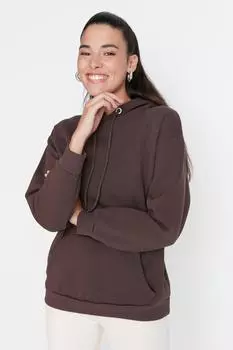 Толстовка TRENDYOLMLLA, коричневый