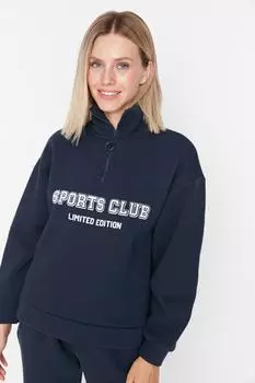 Толстовка TRENDYOLMLLA, темно-синий