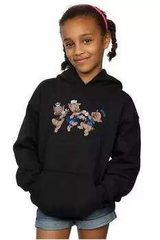 Толстовка «Три поросенка веселятся» Disney, черный
