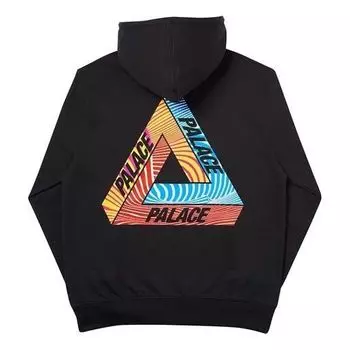 Толстовка tri-tex hoodie 'black' Palace, черный