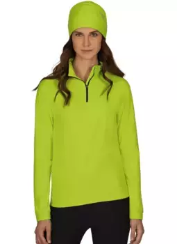 Толстовка Trigema "Спортивная рубашка TRIGEMA с длинными рукавами и молнией", цвет Lemon