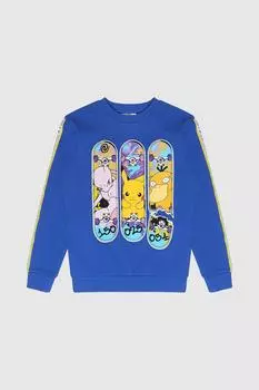 Толстовка Triple Skater Pokemon, синий