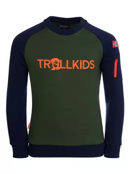 Толстовка Trollkids Sandefjord, хаки