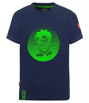 Толстовка Trollkids T Shirt Troll XT, цвет Marineblau/Vipergrn
