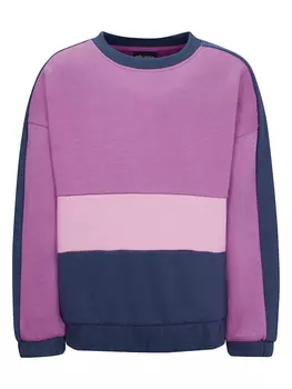 Толстовка Trollkids Verdal, цвет Lila/Dunkelblau