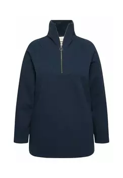 Толстовка TROYER COLLAR Ulla Popken, темно-синий