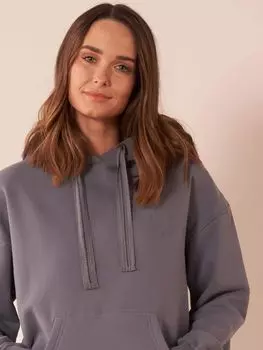 Толстовка Truly Henley из органического хлопка, темно-синяя