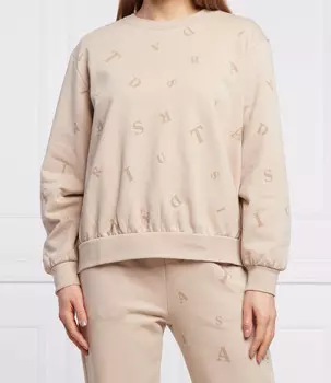 Толстовка Trussardi regular fit, бежевый