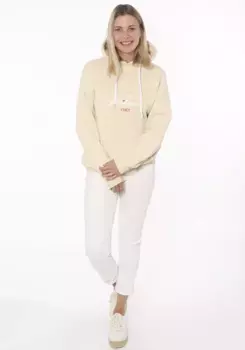 Толстовка Twin Heart, украшенная стразами Zwillingsherz, бежевый