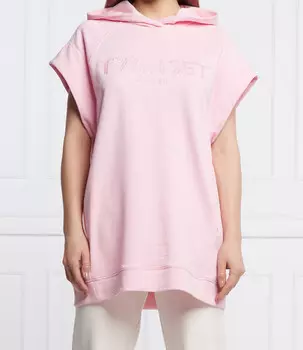 Толстовка TWINSET relaxed fit, роза