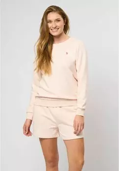 Толстовка U.S. Polo Assn., розовый