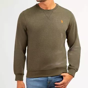 Толстовка U.S. Polo Assn. с круглым вырезом, зеленый
