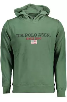 Толстовка U.S. Polo, зеленый