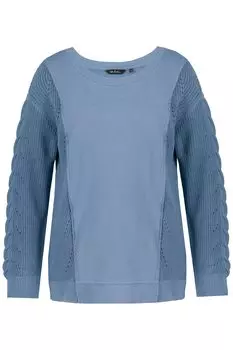 Толстовка Ulla Popken, цвет denimblau