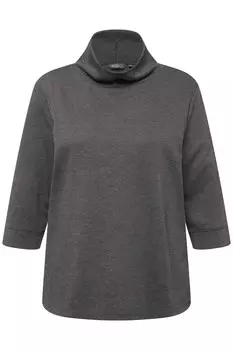 Толстовка Ulla Popken, цвет dunkelgrau melange