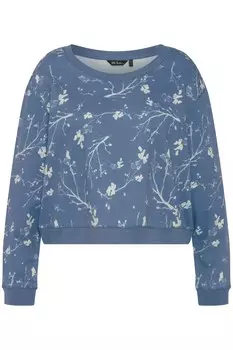 Толстовка Ulla Popken, цвет jeansblau