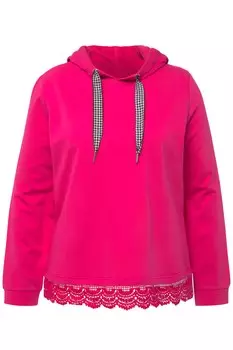Толстовка Ulla Popken, цвет magentapink
