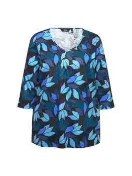 Толстовка Ulla Popken, цвет petrol