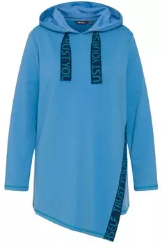 Толстовка Ulla Popken Hoodie, цвет himmelblau