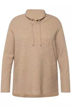 Толстовка Ulla Popken Hoodie Shirt, цвет kitt