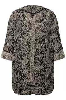 Толстовка Ulla Popken Jacke, черный