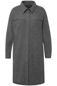 Толстовка Ulla Popken Jacke, цвет hellgrau mlange