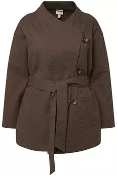 Толстовка Ulla Popken Jacke, цвет moosgrn
