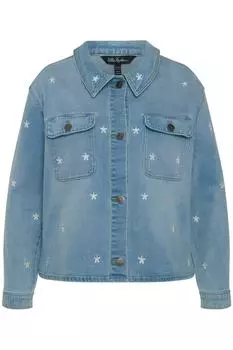 Толстовка Ulla Popken Kurzjacke, цвет light blue