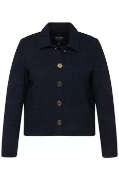 Толстовка Ulla Popken Kurzjacke, ночной синий