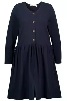 Толстовка Ulla Popken Shirtjacke, морской