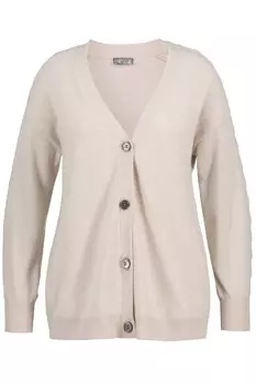 Толстовка Ulla Popken Strickjacke, бежевый