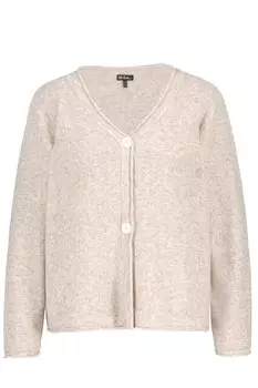 Толстовка Ulla Popken Strickjacke, бежевый