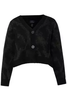 Толстовка Ulla Popken Strickjacke, черный