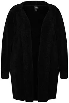 Толстовка Ulla Popken Strickjacke, черный