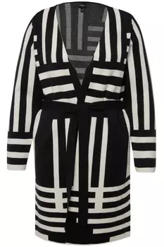 Толстовка Ulla Popken Strickjacke, черный